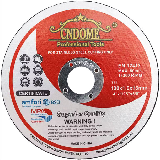 100mm Stainless Steel Cutting Disc