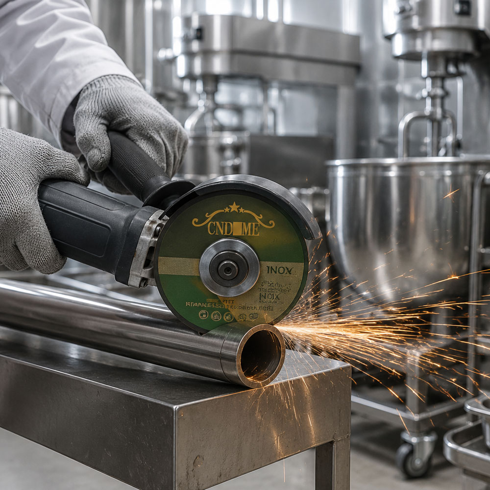 Stainless steel cutting discs for food equipment
