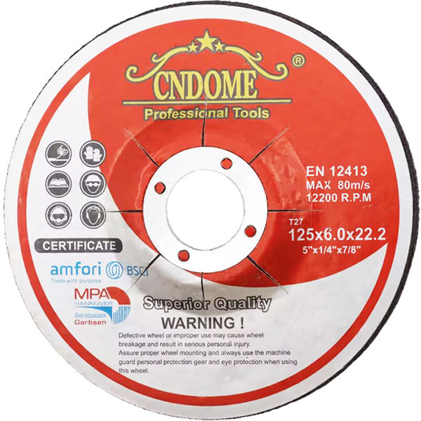 125mm Aluminum Oxide Grinding Disc
